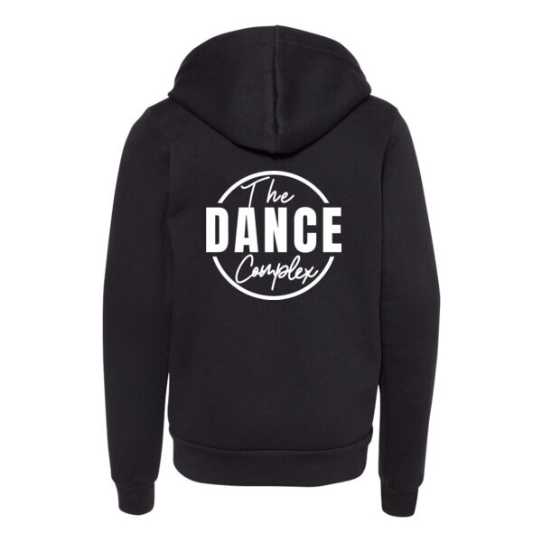 BELLA + CANVAS - Youth Sponge Fleece Full-Zip Hoodie - Printed Logo ** Add Name for $5! ** Thumbnail