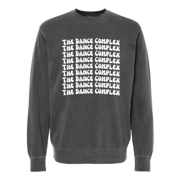 Independent Trading Co. - Unisex Midweight Pigment-Dyed Crewneck Sweatshirt - Printed Logo Thumbnail