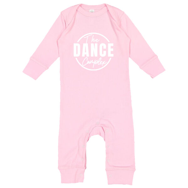 Rabbit Skins Infant Long Legged Baby Rib Bodysuit - Printed Logo Thumbnail