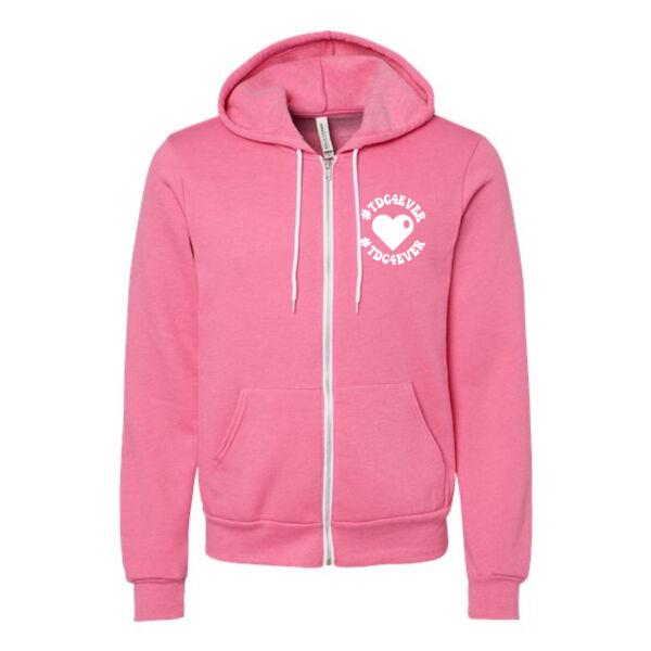 BELLA + CANVAS - Sponge Fleece Full-Zip Hoodie - Printed Logos Thumbnail