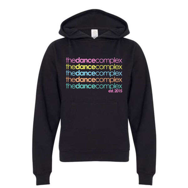 Youth Midweight Hooded Sweatshirt - Printed Logo Thumbnail